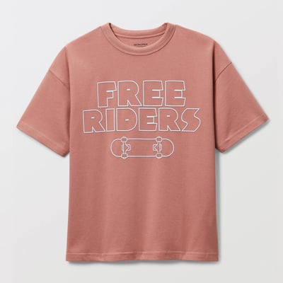 T-shirt manches courtes imprimé en coton BIO GOTS MONOPRIX