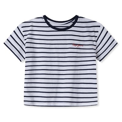 T-Shirt À Rayures Coupe Cropped PEPE JEANS