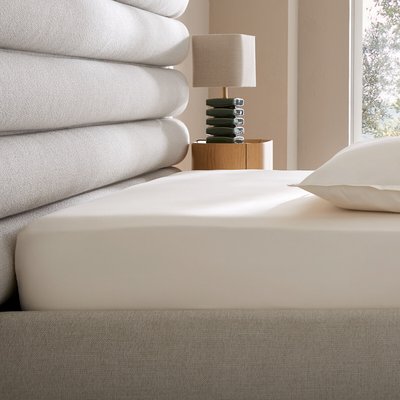 Drap-housse percale de coton, bonnet 30 cm, Veneto AM.PM