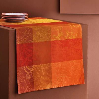 Chemin de table pur coton MILLE SENTEURS GARNIER THIEBAUT