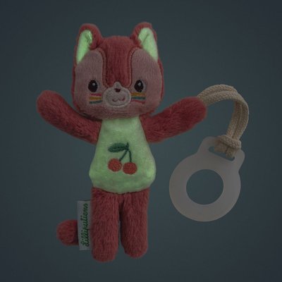 Mini peluche phosphorescente Jeanne le chat LILLIPUTIENS
