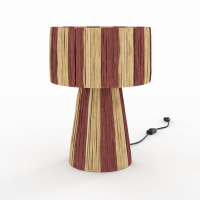 Lampe en feuille de palmier - SOLÉA MAISON PAVANE