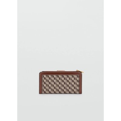 Porte-monnaie imprimé logo MANGO
