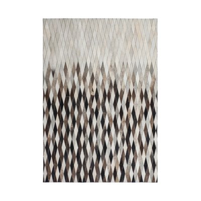 Tapis de salon cuir véritable SLAWN NOVATREND