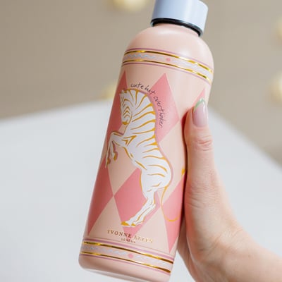 Zebra Stainless Steel Travel Water Bottle YVONNE ELLEN