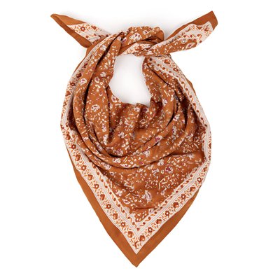 Grand Foulard en coton imprimé SAKIRA BINDI ATELIER