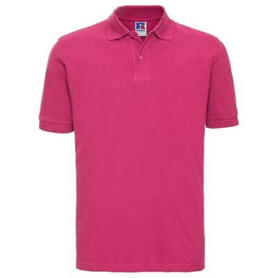 Polo uni manches courtes en coton CLASSIC RUSSELL