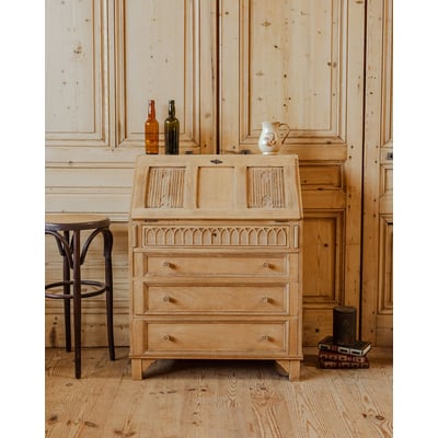Secrétaire en bois Honoré N°192 - Bon état DEBONGOUT
