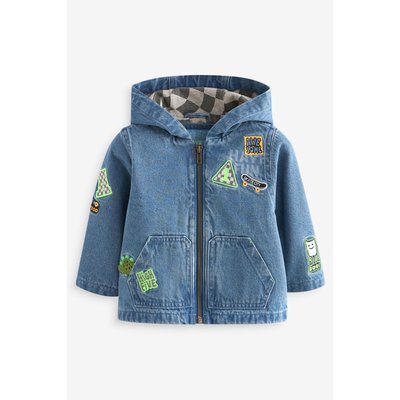 Veste à capuche avec écusson manches longues NEXT