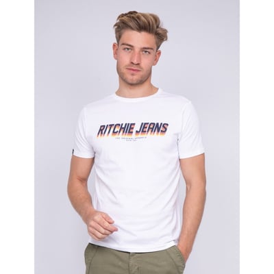T-shirt Col Rond Pur Coton Nohan RITCHIE