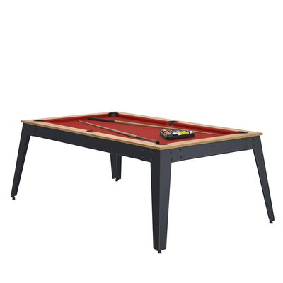 STEEL Noyer Venice-Pieds Gris-Drap Rouge RENE PIERRE