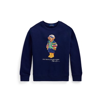 Sudadera de felpa con cuello redondo y osito POLO RALPH LAUREN