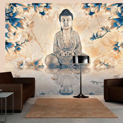 Papier peint intissé panoramique Orient Buddha of prosperity EDEN