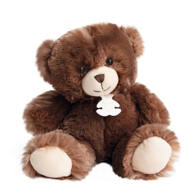 Peluche ours marron BELLYDOU 30 cm HISTOIRE D'OURS