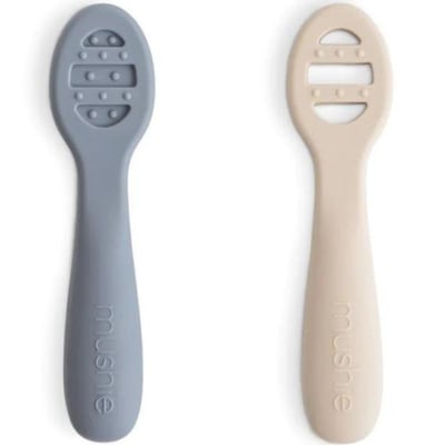 Lot de 2 cuillères d'apprentissage MUSHIE