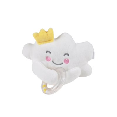 Peluche doudou anneau Nuage DOUCEUR D'INTÉRIEUR