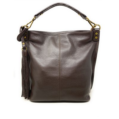 Sac à main en cuir italien avec pompon TANAH OH MY BAG