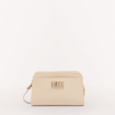 Carteira com alça a tiracolo, em pele, 1927 MINI FURLA