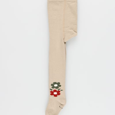 Collant imprimé fleurs BOBOLI