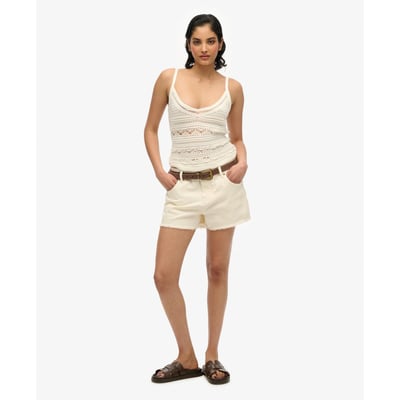Short en jean taille mi-haute SUPERDRY