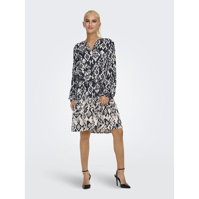 Robe courte imprimée, avec ceinture JDY
