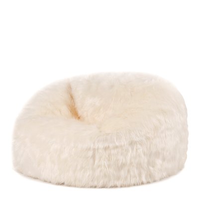 Pouf classique imitation fourrure Oeko-Tex® ICON