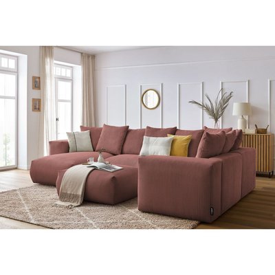 Canapé modulable 6 places en velours côtelé, VOLTAIRE BOBOCHIC