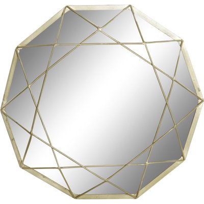 Miroir géométrique en métal, élégance RECOLLECTION