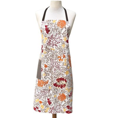 Tablier enduit MIMOSA rouge FLEUR DE SOLEIL