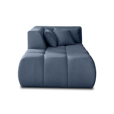 Module d'assise méridienne gauche en Tissu - CARACAS LISA DESIGN