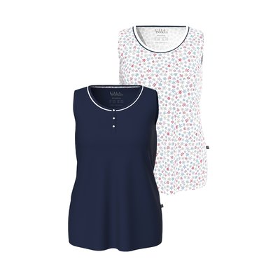 Lot de 2 T-shirts de pyjama sans manches ULLA POPKEN