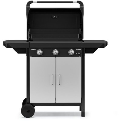 Plancha gaz EX 3 noir 3 brûleurs sur chariot couvercle de cuissson, 60x35 cm CAMPINGAZ
