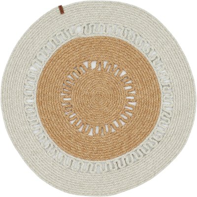 Tapis intérieur extérieur tissé main aspect jute CUZCO NOVATREND