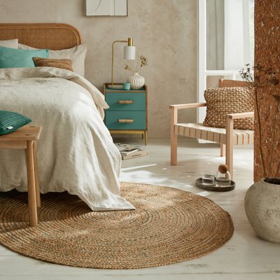Tapis en jute rond CAPRI FLAIR RUGS