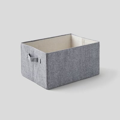 Panier de rangement en tissu MONOPRIX