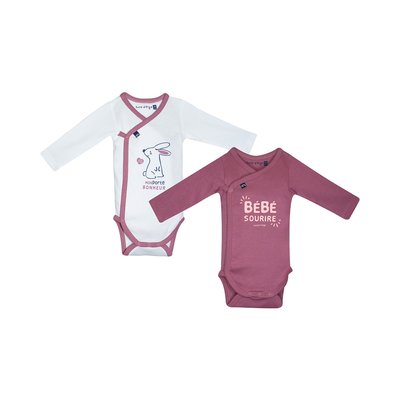 Lot de 2 bodies malory ouverture devant SUCRE D'ORGE