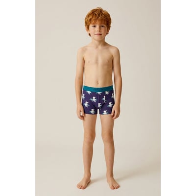 Boxer enfant en jersey de coton imprimé Pôle position ARTHUR
