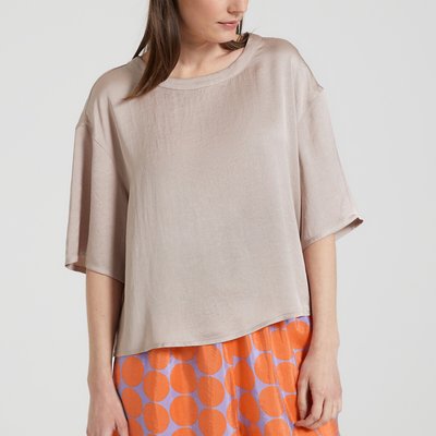 Топ с короткими рукавами и круглым вырезом WIDLAND AMERICAN VINTAGE