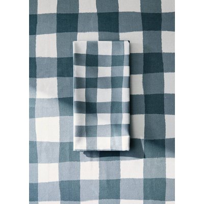 Serviette de table coton carreaux MANGO HOME