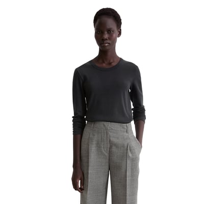 T-shirt long régulier en pur coton bio MARC O'POLO
