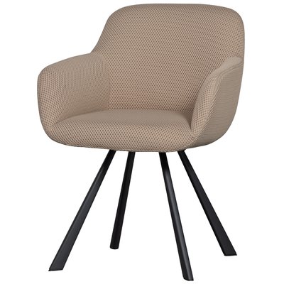Chaise de table bouclé JUNO WOOOD
