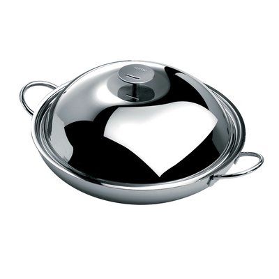 WOK en inox trilaminé CRISTEL