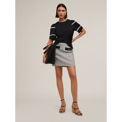 T-shirt in jersey di cotone tinta unita MOTIVI
