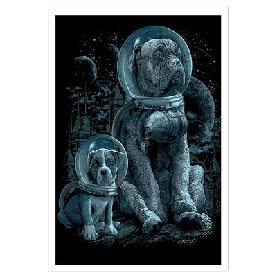 Affiche enfant la maison nous manquait HEXOA