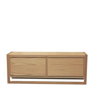 Meuble à chaussures 2 compartiments en bois L120cm - NewEst WOODMAN