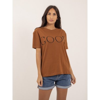 T-shirt Col Rond Coton Message From DONA LISA