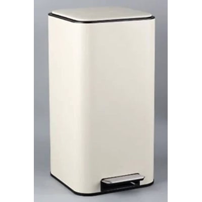 Poubelle de cuisine à pédale 30L en métal avec filtre DELTA 5FIVE SIMPLY SMART