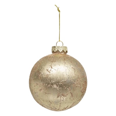 Boule effet métal D.10 cm ATMOSPHERA