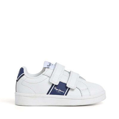 Baskets En Cuir Avec Fermeture Velcro PEPE JEANS