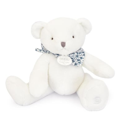 Ours en peluche blanc - 25 cm DJECO